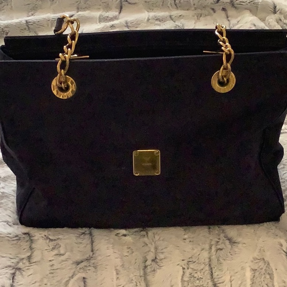 MCM Navy Tote